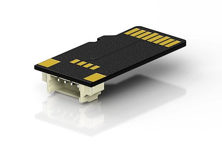Выносной разъем полностью повторяет конструкцию microSD карты