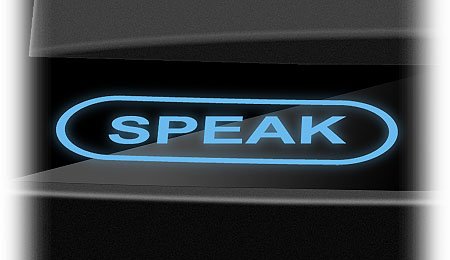 Сенсорная клавиша «SPEAK» пульта селекторной связи